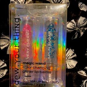 Glitter color changing lip balm